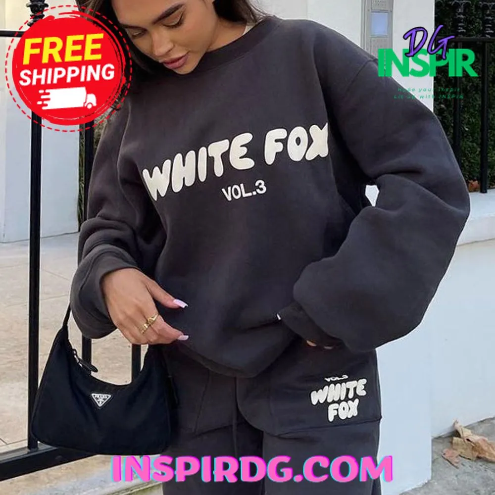 -White Fox Offstage Sweater Shadow