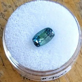 1.92ct BEAUTIFUL TEAL RADIANT CUT SAPPHIRE