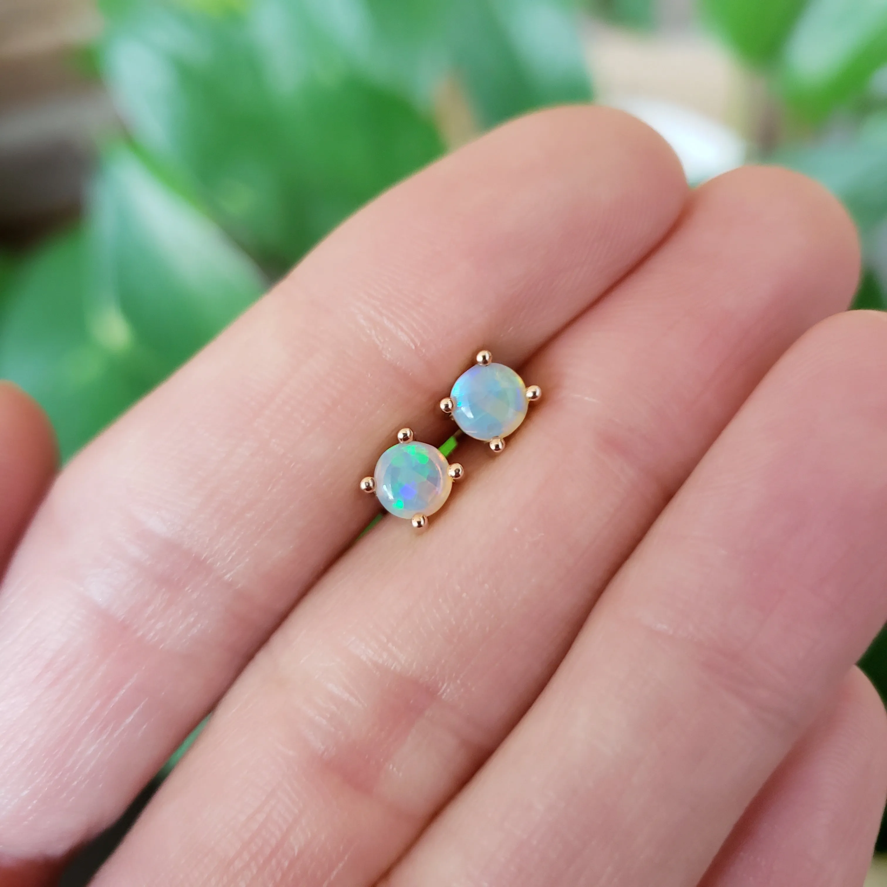 5mm Opal Studs