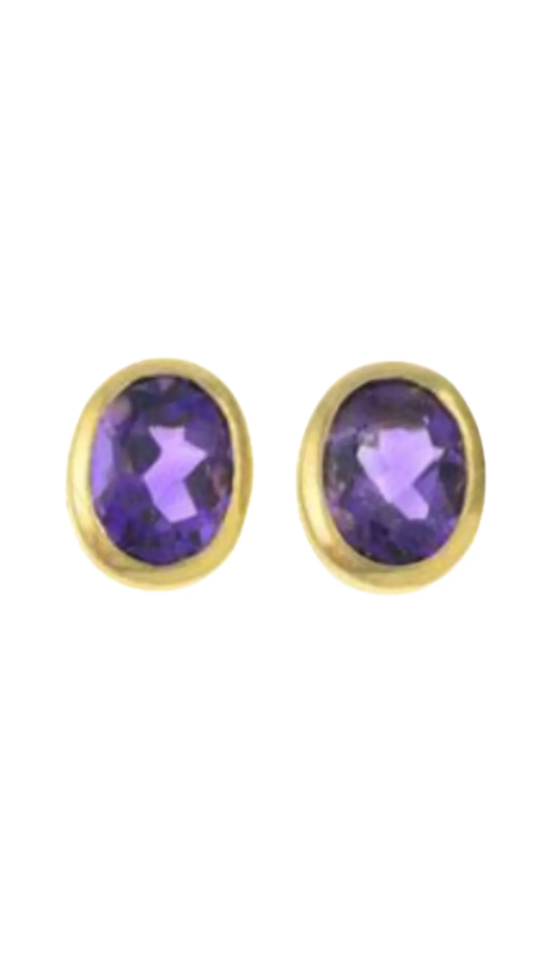 654 Amethyst Stud Errngs