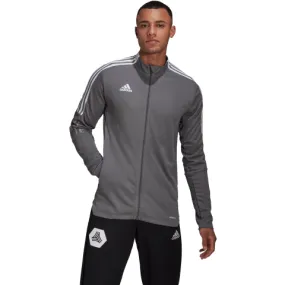 Adidas Men's Tiro 21 Track Jacket - Grey Four