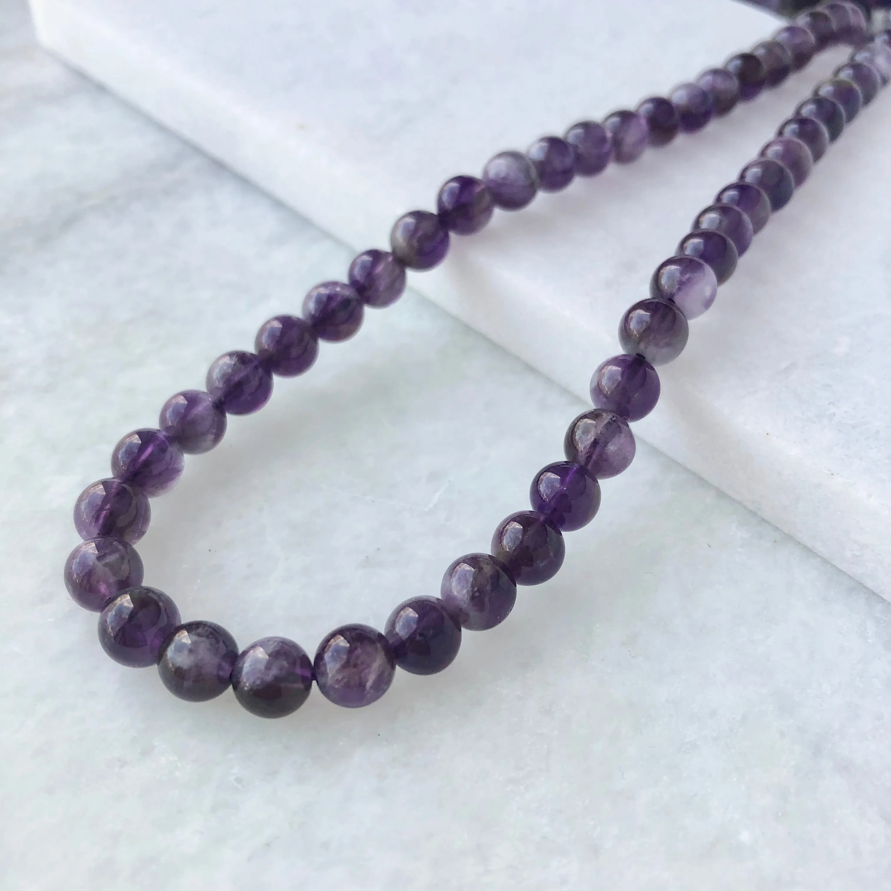 Amethyst Bead Strand