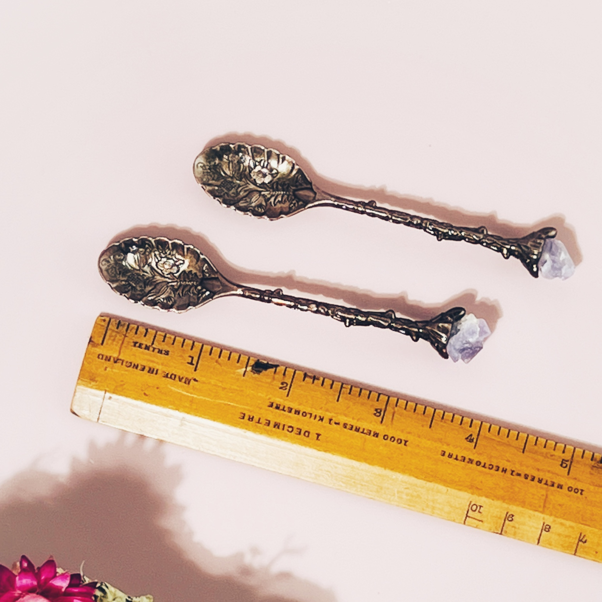 Amethyst Crystal Apothecary Spoon