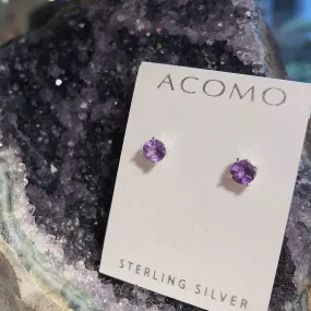 Amethyst earrings- February Birthstone