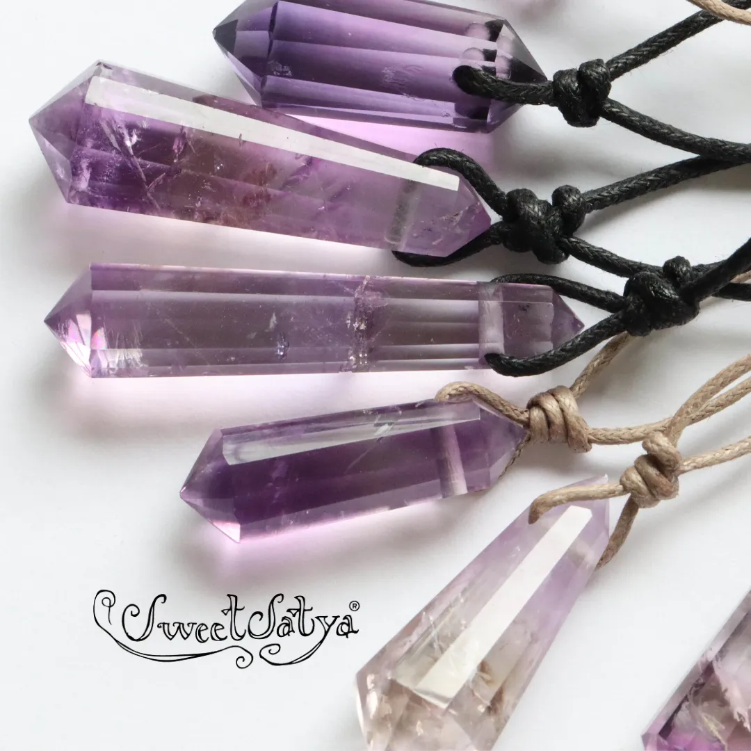 Amethyst Vogel Pendant SweetSatya