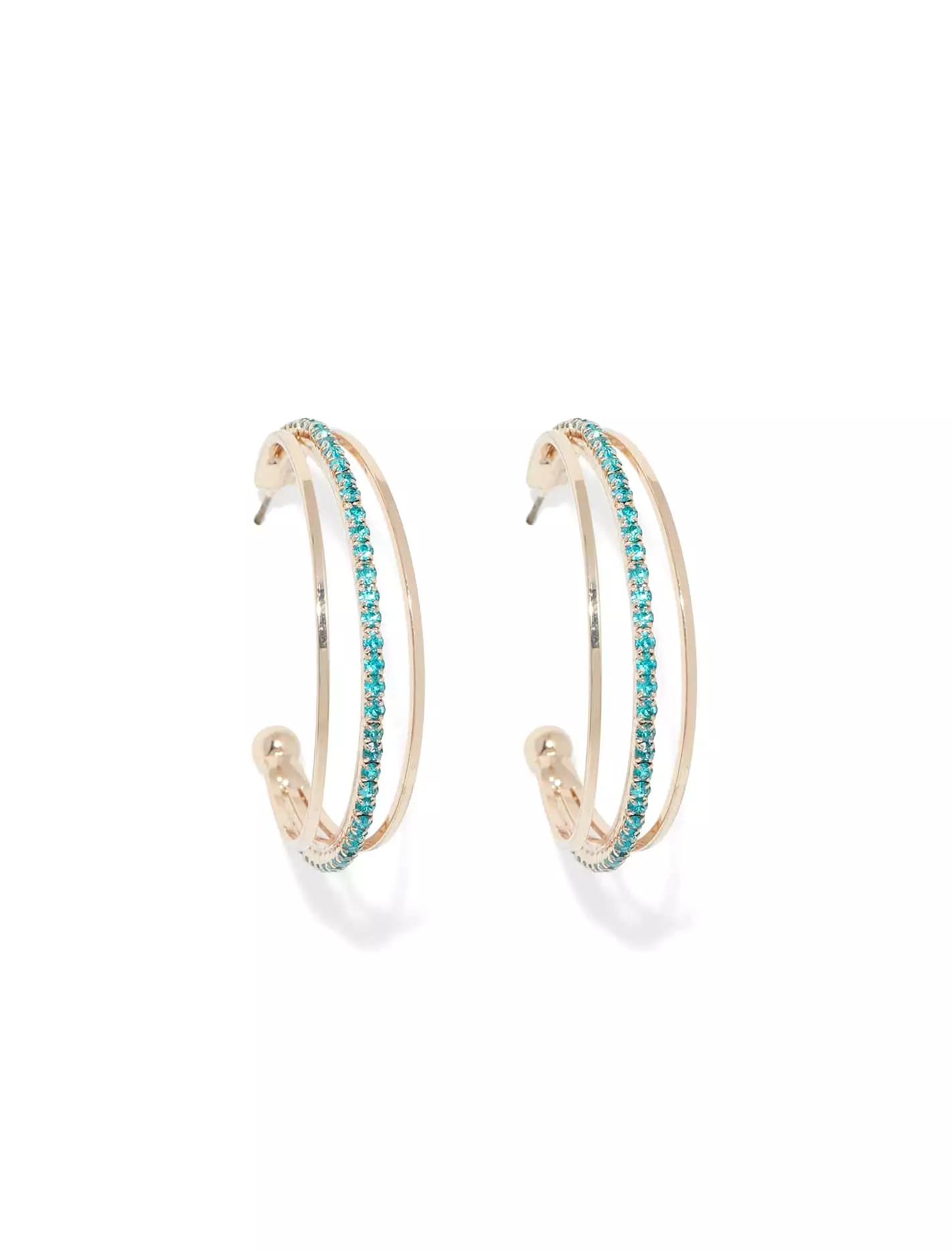 Angel Sparkly Hoop Earrings