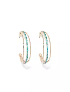 Angel Sparkly Hoop Earrings