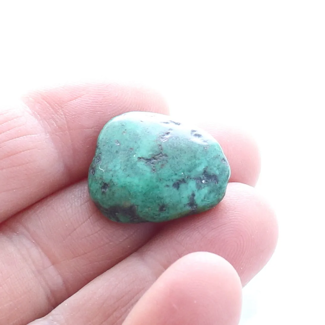 Antique Tibetan Turquoise Bead 21.8x18mm #23