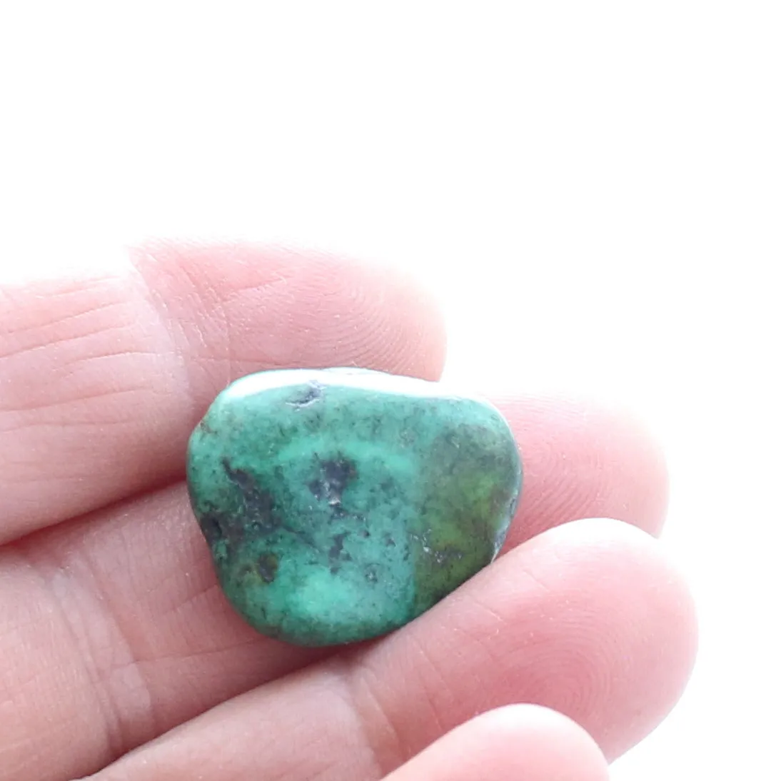 Antique Tibetan Turquoise Bead 21.8x18mm #23