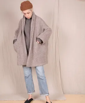 Baby Alpaca Haori Coat