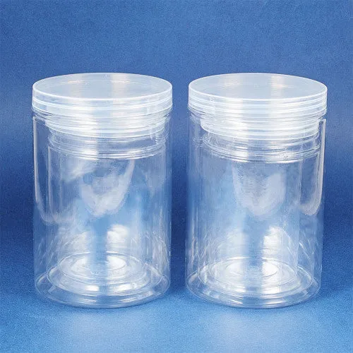 Bead Storage Containers, Column, Plastic, Clear, 3 Sizes