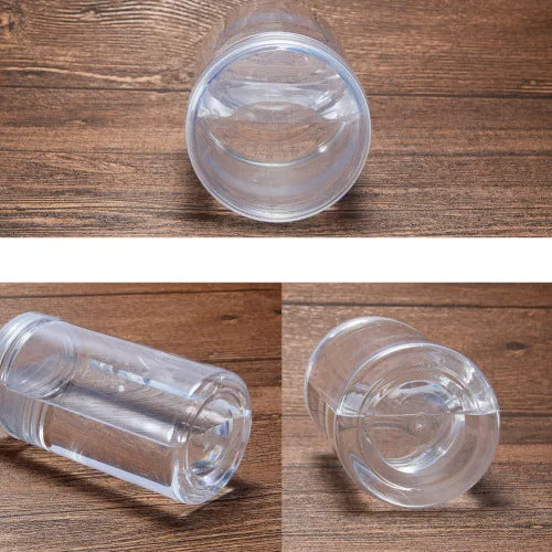 Bead Storage Containers, Column, Plastic, Clear, 3 Sizes