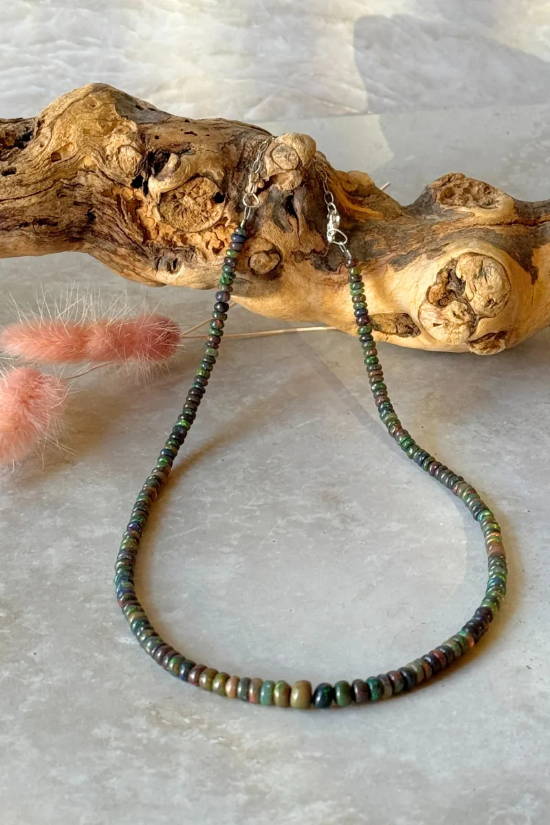 Black Opal Necklace