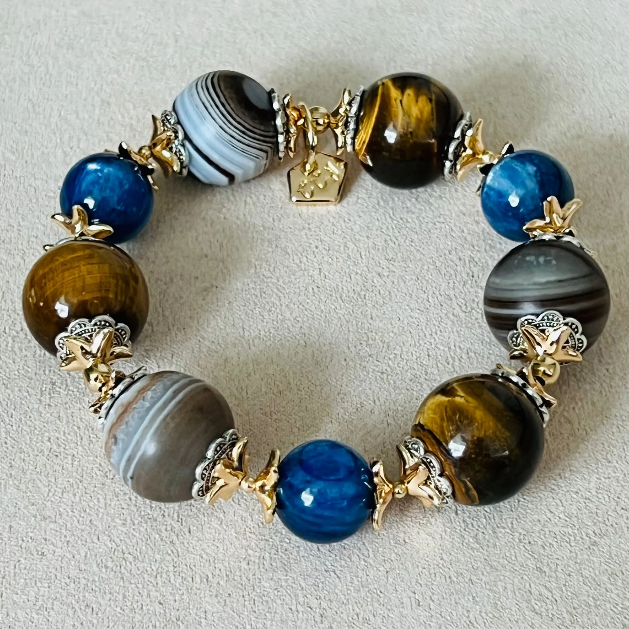 Blue Kyanite, Luck & Protection Bracelet