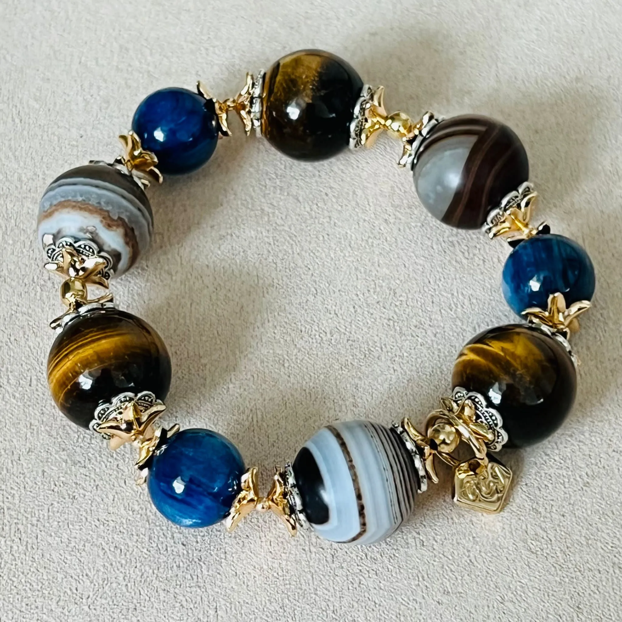 Blue Kyanite, Luck & Protection Bracelet