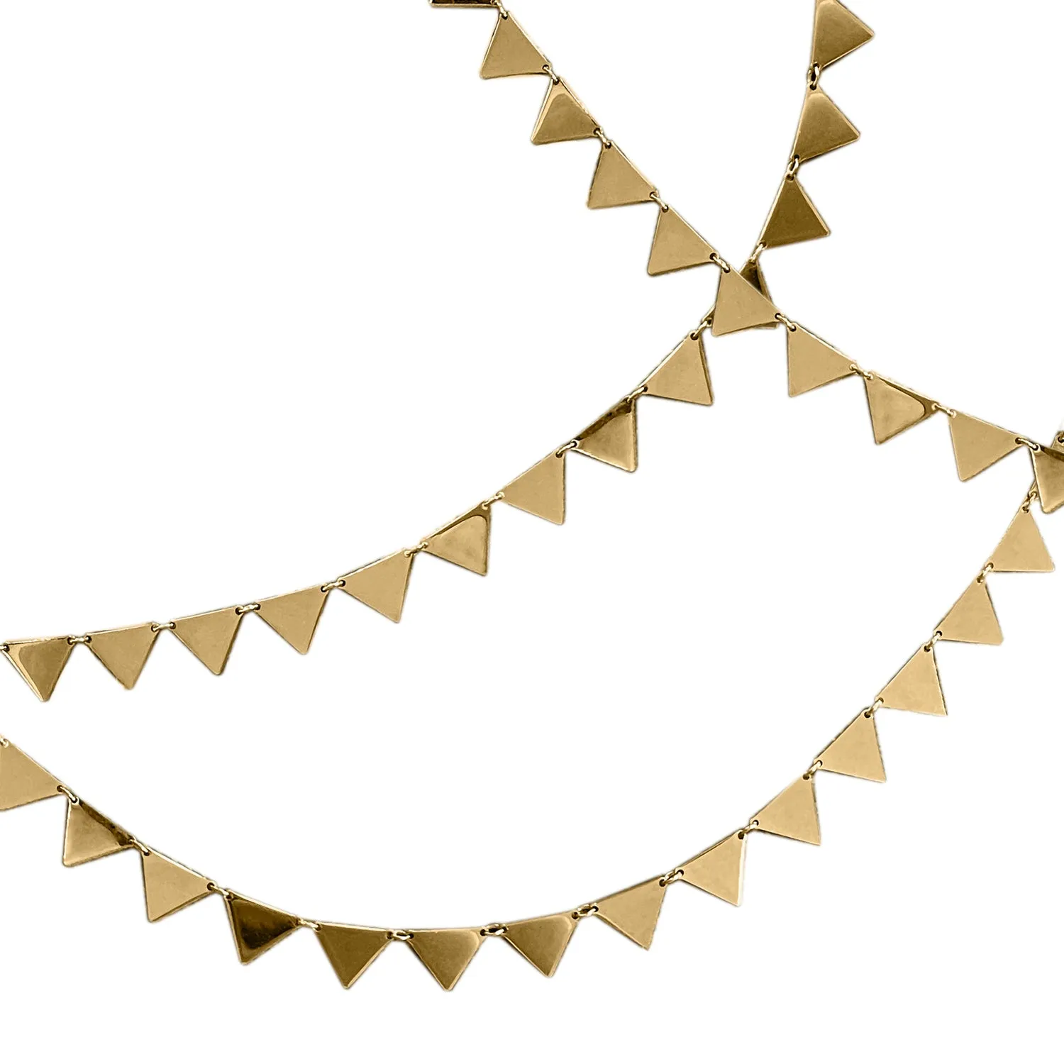 BOHEME RADIANT TRIANGLE GOLD CHAIN