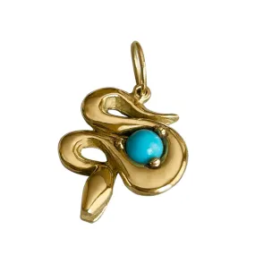 BOHEME SERPENT TURQUOISE CHARM