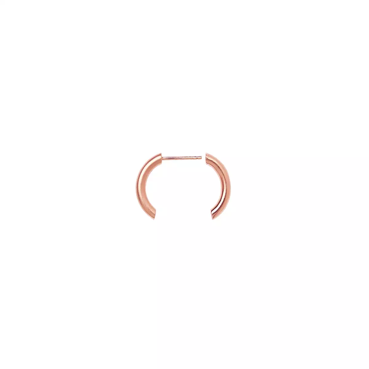 Broken 18 Earring, Rose Gold