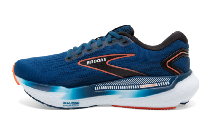 Brooks Glycerin GTS 21 (2E Width) - Blue Opal/Black (Mens)