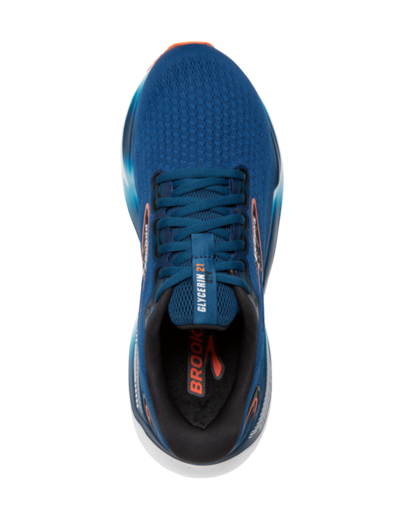 Brooks Glycerin GTS 21 (2E Width) - Blue Opal/Black (Mens)