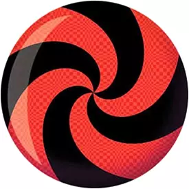 Brunswick Spiral Red Black Viz-A-Ball Bowling Ball