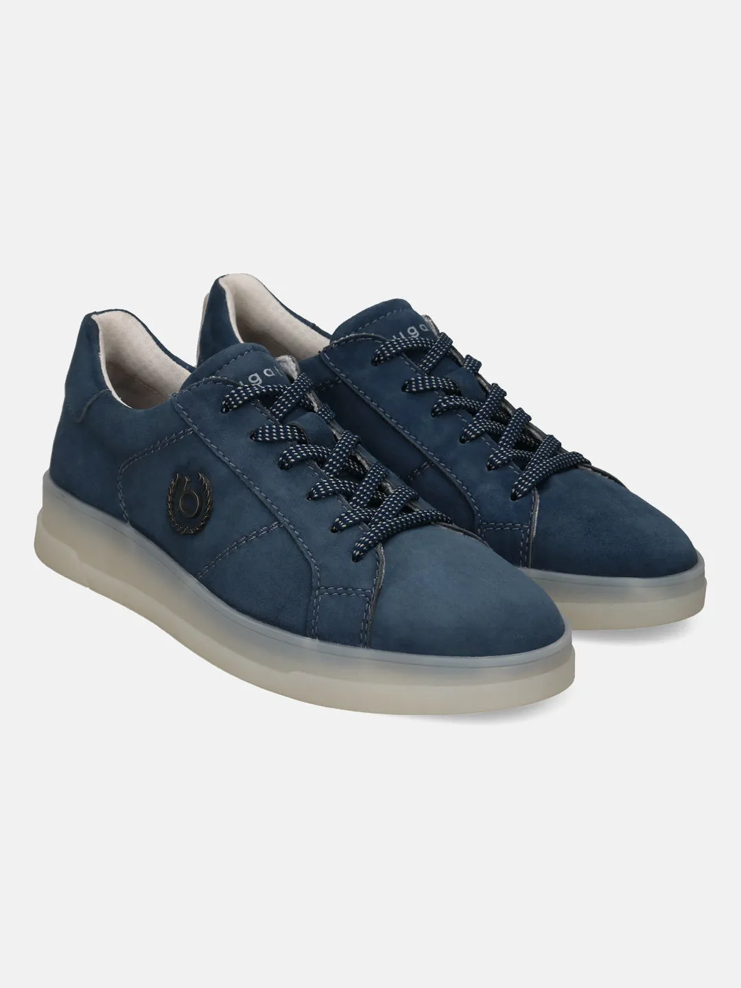 bugatti Blue Suede Sneakers