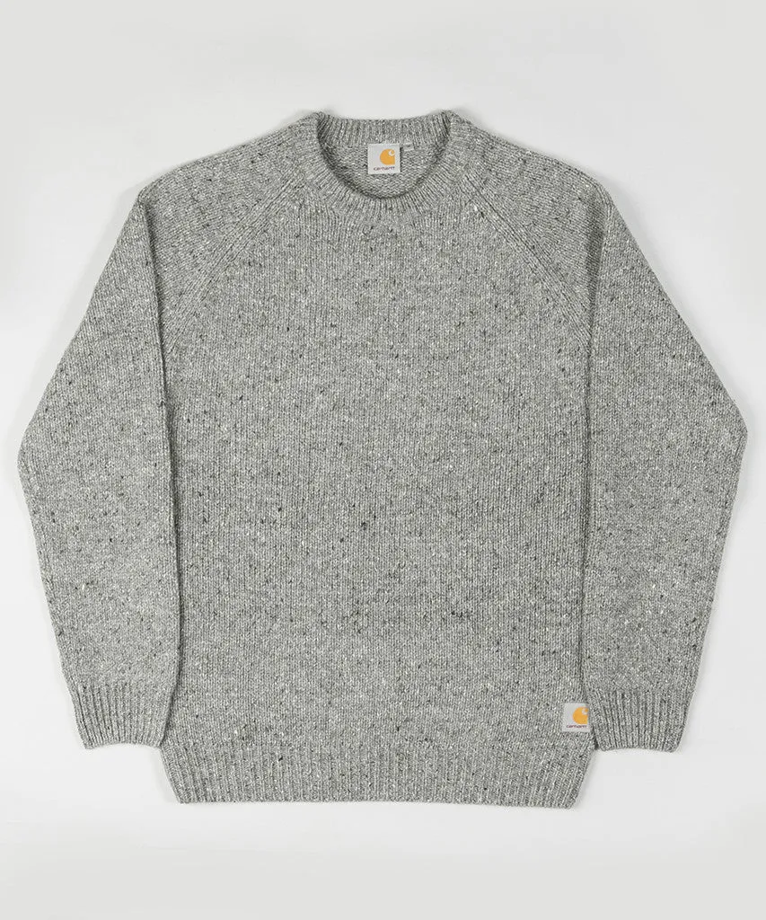 Carhartt Anglistic Sweater Dark Grey