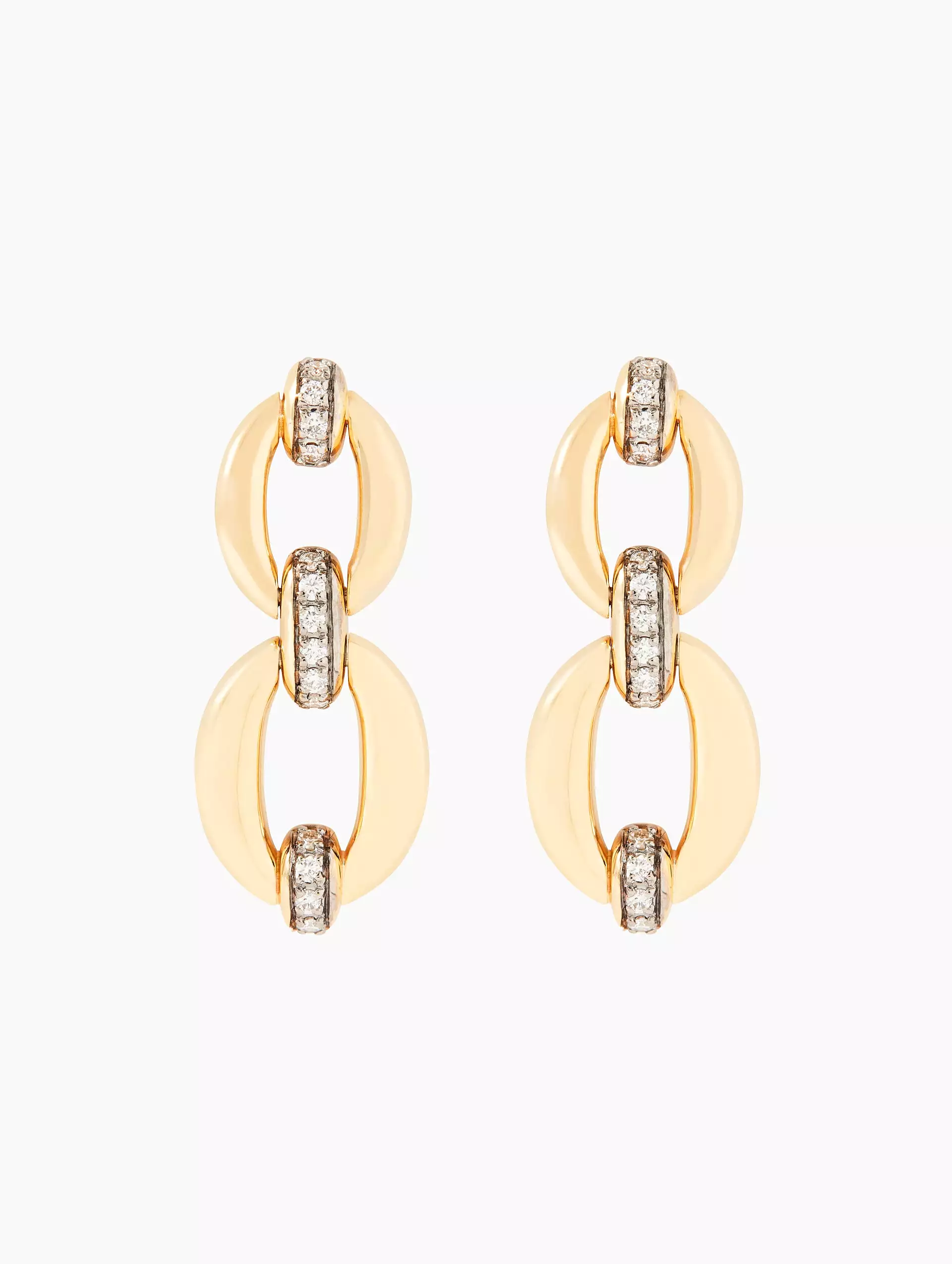 Catena Double Link Earring