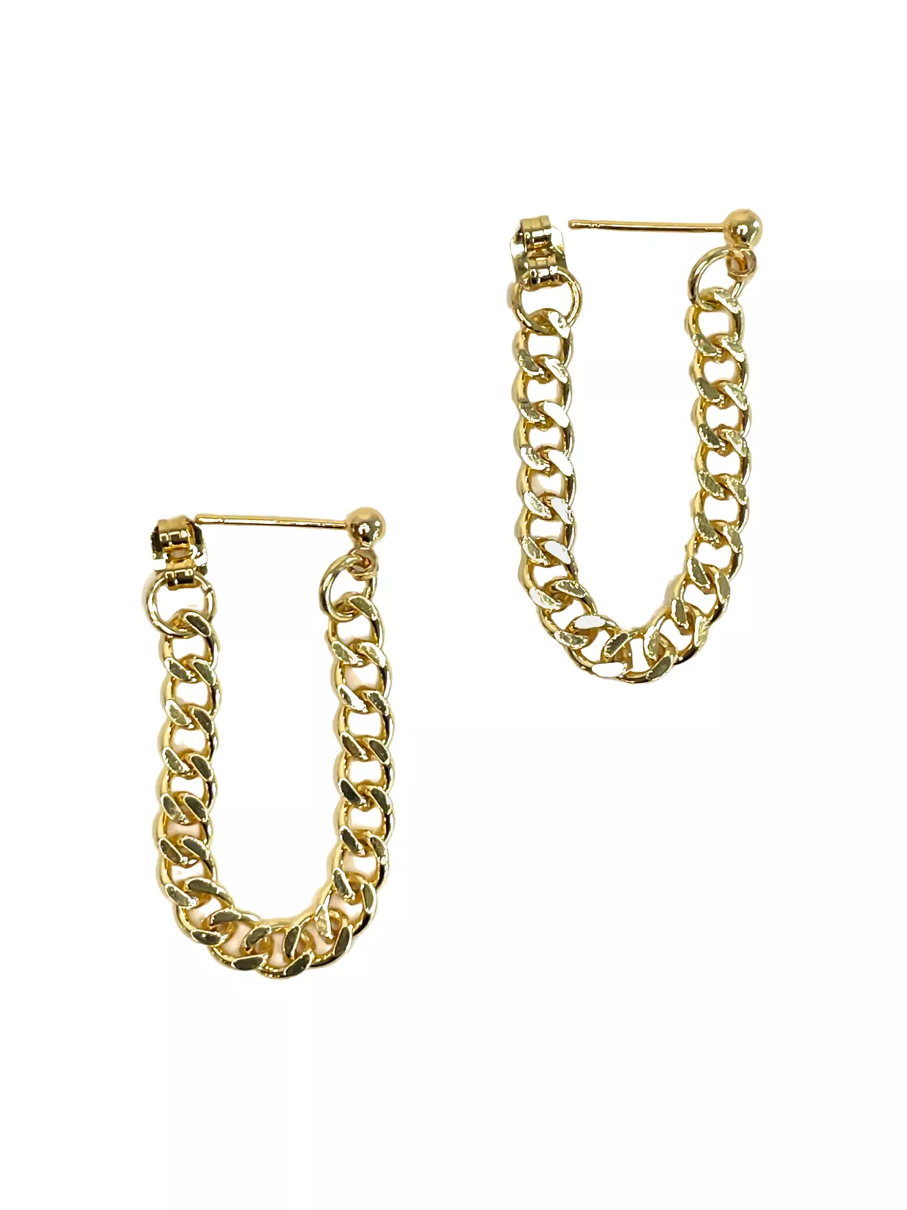 Chain Hoop Earrings