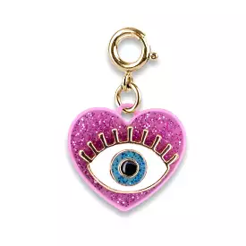 Charm It! Gold Glitter Lucky Eye Charm