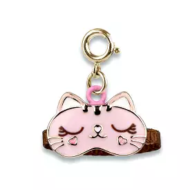 Charm It! Gold Kitty Sleep Mask Charm