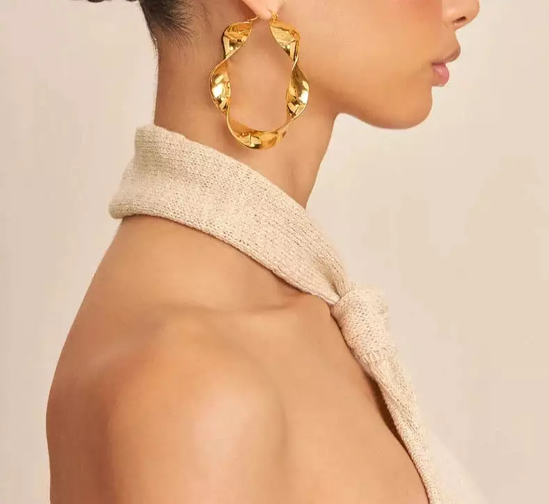 Cult Gaia - Yael Earring - Shiny Brass