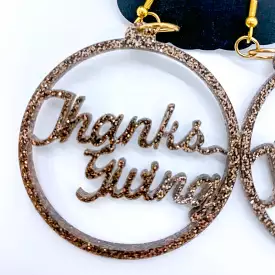 Dixie Bliss Thanksgiving Hoop Earrings