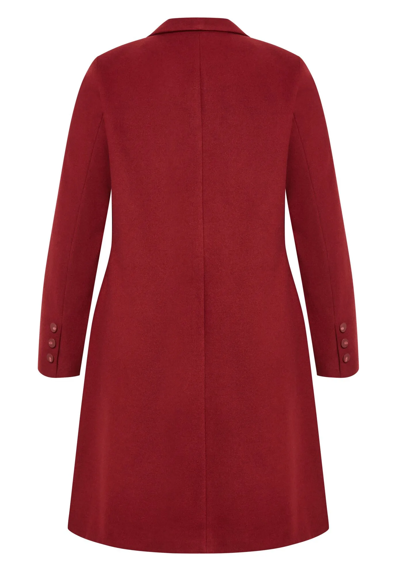 Effortless Chic Coat - cabernet