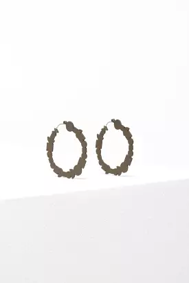 Elk The Label - Gards Hoop Earrings - Olivine