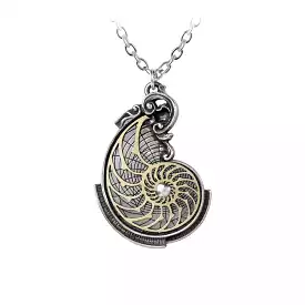 Fibonacci's Golden Spiral Pendant