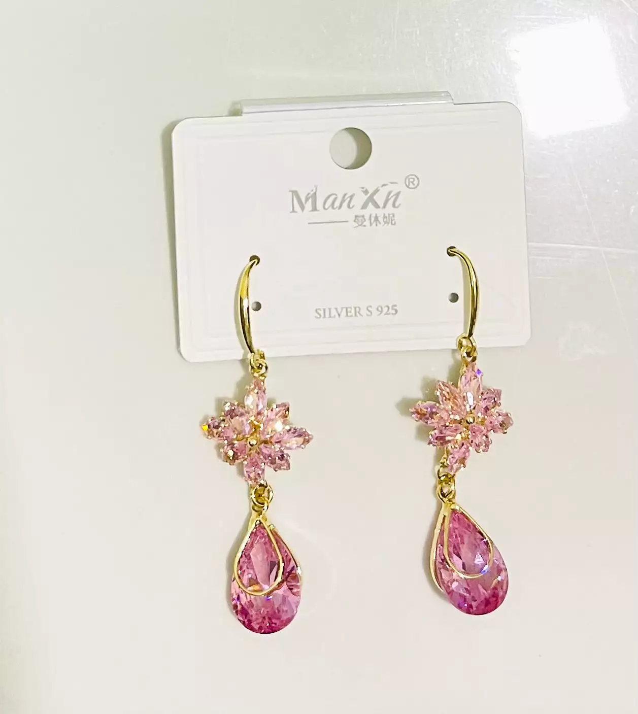 Flowers Sweet Fashion Water Drop Vintage Women Earring Jewelry S441044