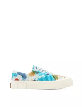 Good News Opal Tie Dye Corduroy Trainer Navy / Brown