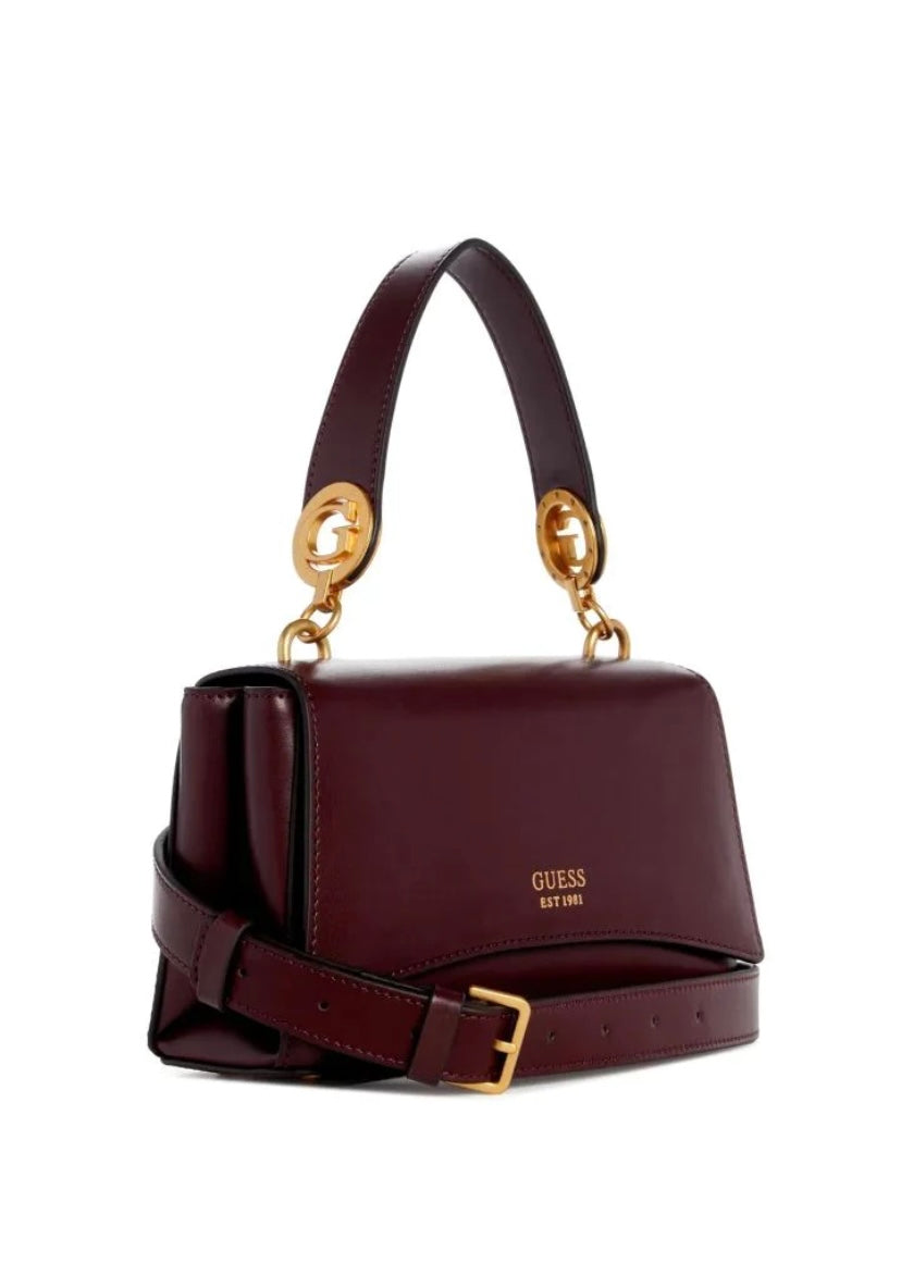 GUESS Masie Top Handle Flap Amethyst