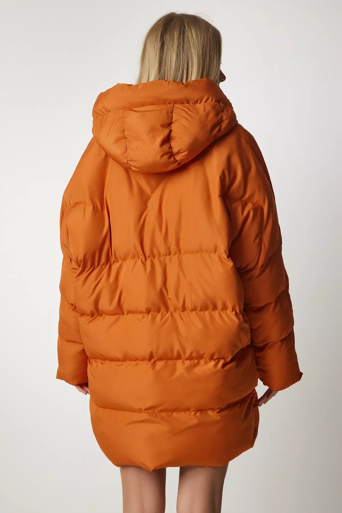 Happiness Istanbul Hooded Oversized Puffer Coat