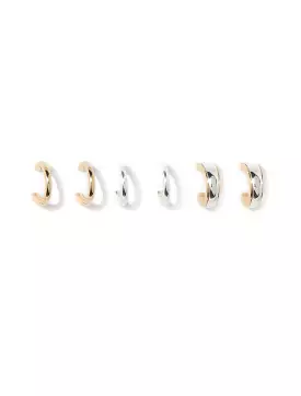 Hattie Hoop Earrings Multi Pack