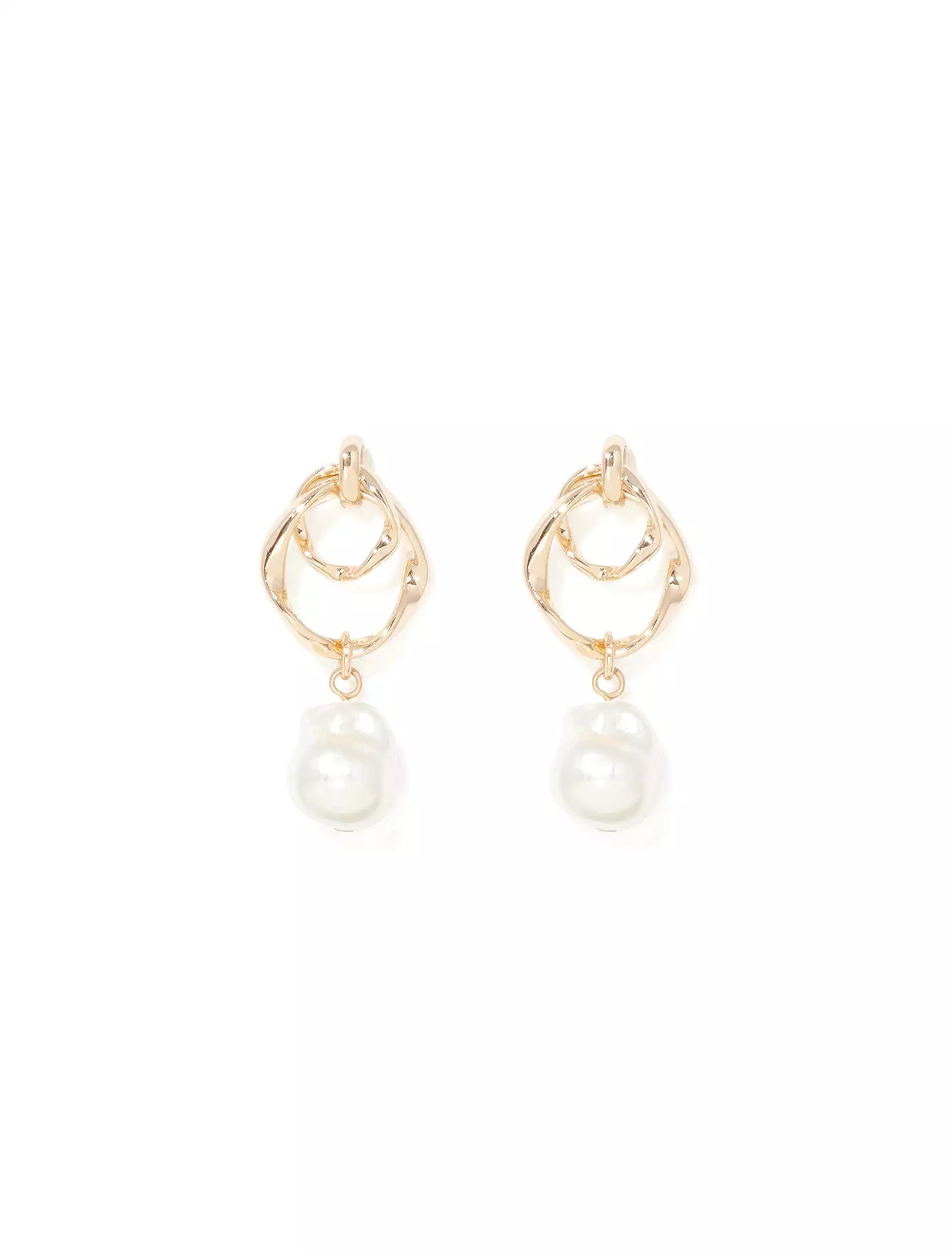 Holly Stud Earrings Pearl Drop Earrings