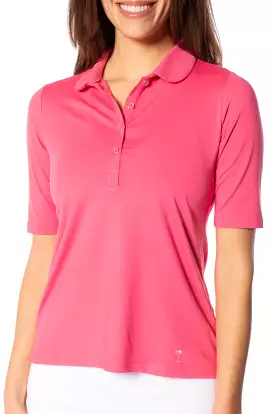 Hot Pink Fabulous Elbow Polo