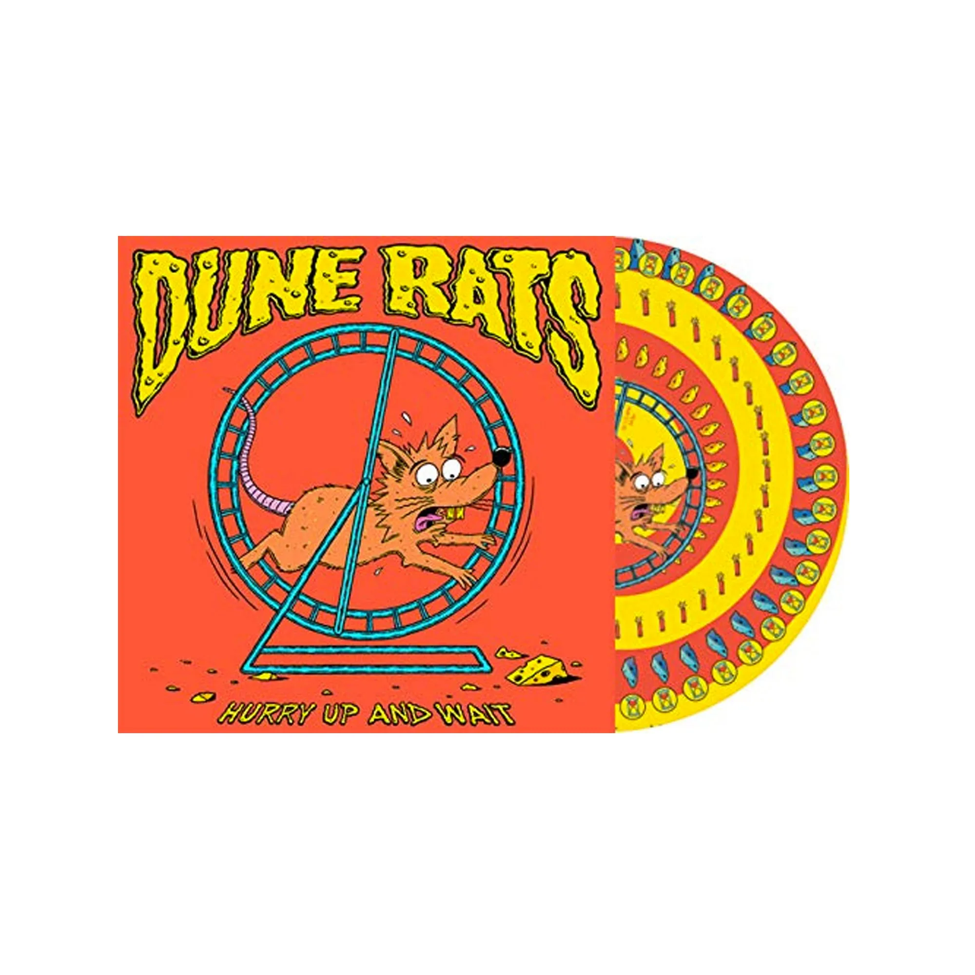 Hurry Up And Wait Vinyl (Yellow & Orange Spiral)