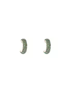 Isla Stone Hoop Earrings