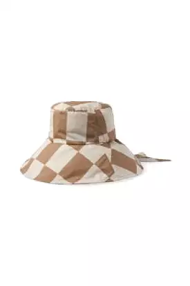 JASPER PACKABLE BUCKET HAT SAND WHITECAP