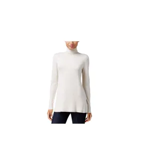 Kensie Womens Pleated-Back Pullover Sweater