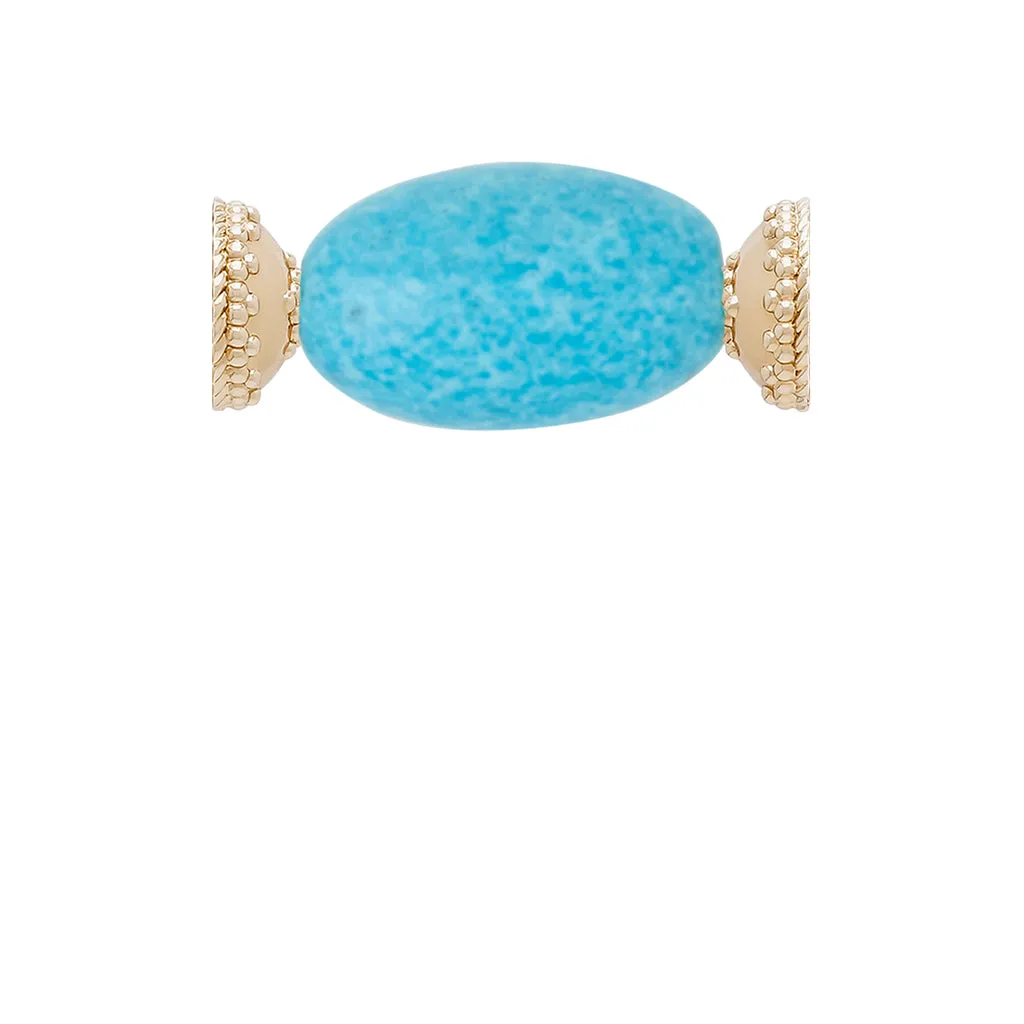 Kingman Turquoise Oval Centerpiece