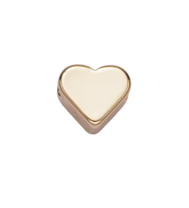 Kinsey Initial Bar - Heart Spacer Slide