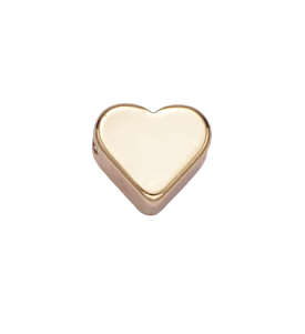 Kinsey Initial Bar - Heart Spacer Slide